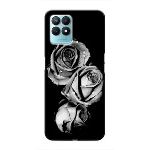 Чохол з картинкою (Стильні) RealMe NARZO 50 - (AlphaPrint) (Чорна троянда)