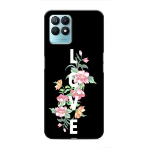 Чехлы для любимой на RealMe NARZO 50 (VPrint) (Квіти LOVE)