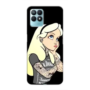 Чохол з друком для Realme NARZO 50 - (Мода) (AlphaPrint) (Дівчина в тату)