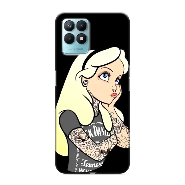 Чохол з принтом «Дівчина в тату» для Realme NARZO 50