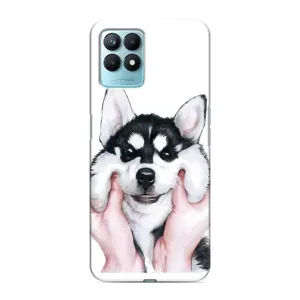 Чохли з собаками для Realme NARZO 50 (VPrint) (Радісний Хаскі)