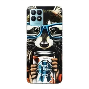 Чохол з принтом для RealMe NARZO 50 - (Прикольні) (AlphaPrint) (Єнот з банкою)