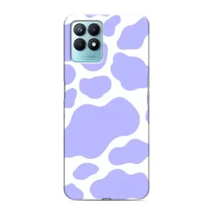 Чохол з принтом корови на RealMe NARZO 50 (Фіолетова Бурьонка)