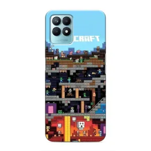 Чохол Майнкрафт на Realme NARZO 50 (AlphaPrint) Minecraft (фон Minecraft)