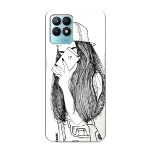 Чохол з друком для Realme NARZO 50 - (Мода) (AlphaPrint) (Фото дівчини)