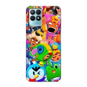 Чехлы Brawl Stars для Realme NARZO 50 (AlphaPrint) (Герої Бравл Старс)