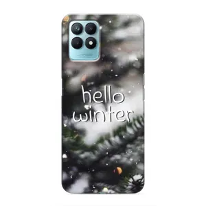 Новорічні, Святкові Чохли для Realme NARZO 50 - 2024 год (Hello winter)