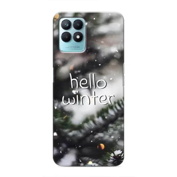 Чехол с принтом «Hello winter» для Realme NARZO 50 Чехол с принтом «Hello winter» для Realme NARZO 50