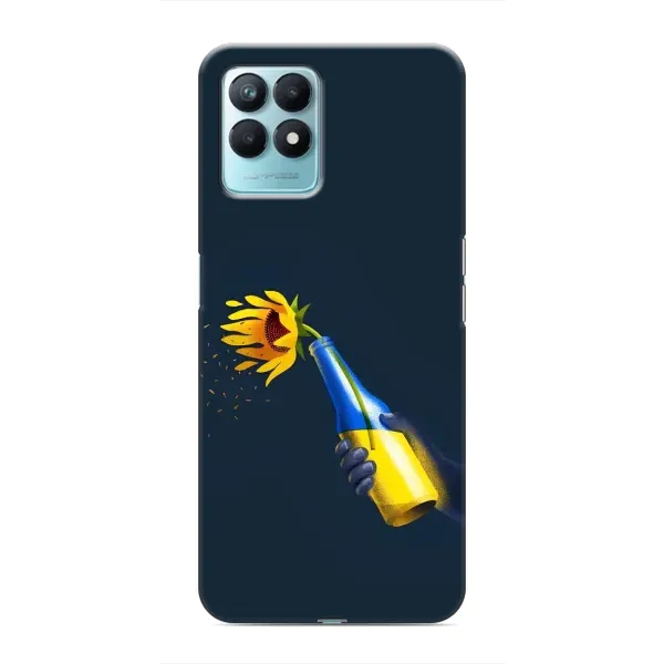 Чехол с принтом «Коктейль молотова» для Realme NARZO 50