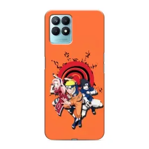 Naruto Anime Чохли для RealMe NARZO 50 (AlphaPrint) (команда Наруто)