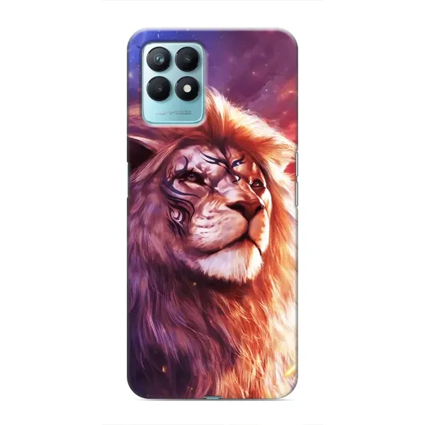 Чохол з принтом «Красочний Лев» для Realme NARZO 50
