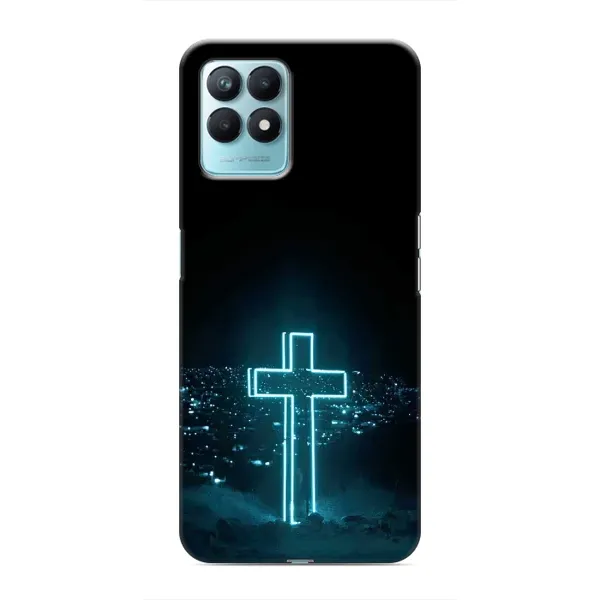 Чохол з принтом «Хрест і місто» для Realme NARZO 50