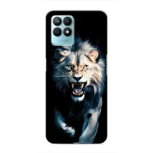 Чохол з картинкою 'Хижаки' для Realme NARZO 50 (Лев у темряві)