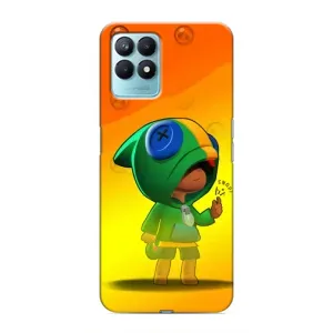 Чехол для Realme NARZO 50 Бравл Старс (VPrint) (Хлопчик Леон)
