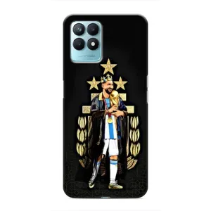 Чохли для Realme NARZO 50 (Leo чемпіон) (AlphaPrint) (Мессі Король)