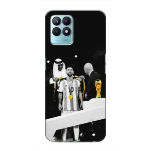 Чохли для Realme NARZO 50 (Leo чемпіон) (AlphaPrint) (Мессі коронований)