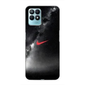 Чохол для Realme NARZO 50 - з принтом Найк (AlphaPrint) (Найк червоний)