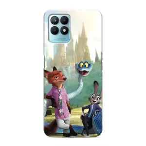 Чехол Зоотрополіс на Realme NARZO 50 (Герои мультфильма Зверополис)