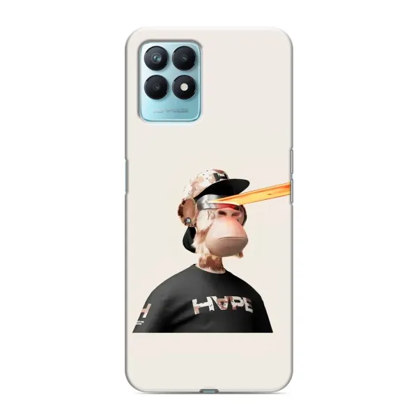 Чохол з принтом «мавпа NFT в окулярах» для Realme NARZO 50