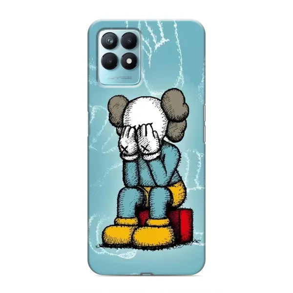 Чехол с принтом «Плач Bearbrick» для Realme NARZO 50