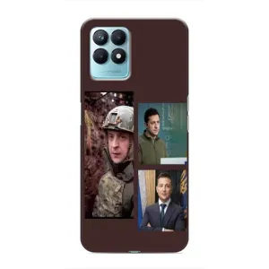 Чохол для Realme NARZO 50 (AlphaPrint - с принтом Зеленського) (Президент)