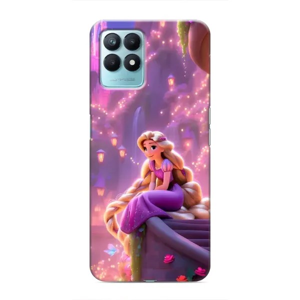 Чехол с принтом «Рапунцель в замке» для Realme NARZO 50