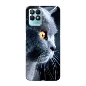 Чохли з Котиками для Realme NARZO 50 (VPrint) (Сірий Кіт)