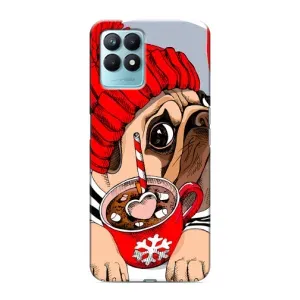 Чохли з собаками для Realme NARZO 50 (VPrint) (Песик в шапці)