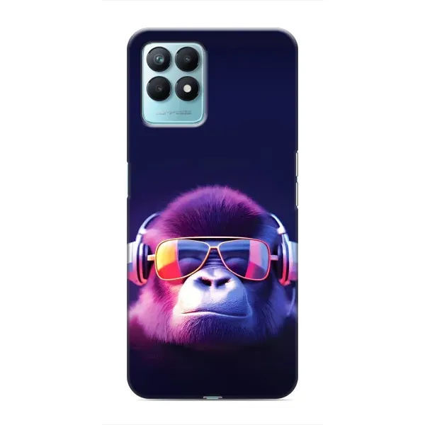 Чохол з принтом «Стильна мавпа» для Realme NARZO 50