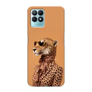 Чохол з принтом стильні тварини для RealMe NARZO 50 (Стильний леопард)