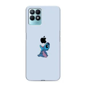 Чехол с принтом Стич на Realme NARZO 50 (Stitch apple)