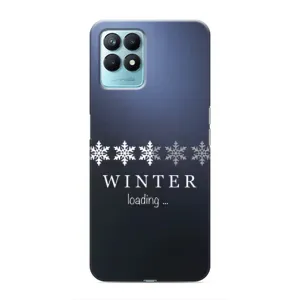 Зимні Чохли для RealMe NARZO 50 - прозорий фон (Winter loading)