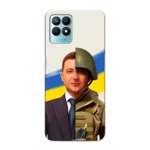 Чохол для Realme NARZO 50 (AlphaPrint - с принтом Зеленського) (Зеленский солдат)