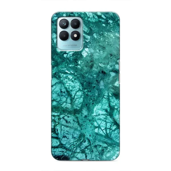 Чехол с принтом «Зеленый мрамор» для Realme NARZO 50