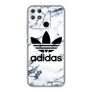 Чохли Адидас для Realme NARZO 50A (AlphaPrint) (Адідас на мраморі)