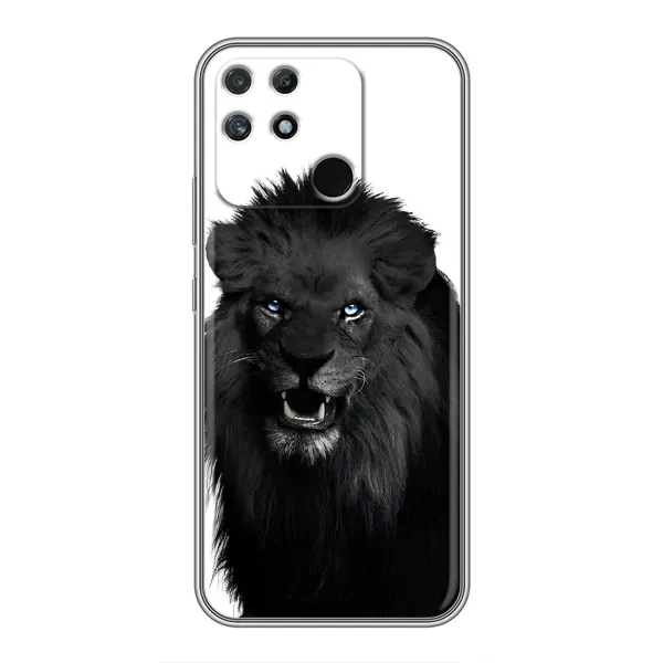 Чехол с принтом «Черный ЛЕВ» для Realme NARZO 50A