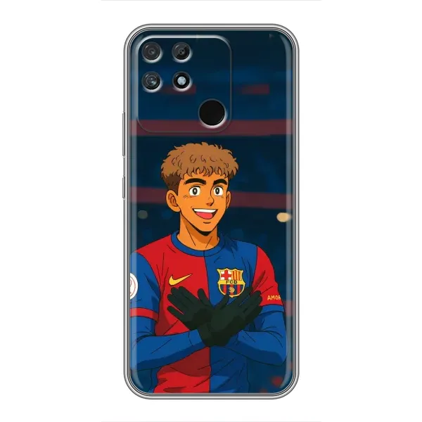 Чехол с принтом «Футболист Ямаль» для Realme NARZO 50A Чехол с принтом «Футболист Ямаль» для Realme NARZO 50A