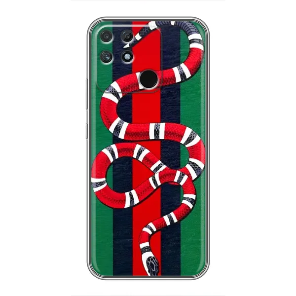 Чехол с принтом «Gucci змия» для Realme NARZO 50A