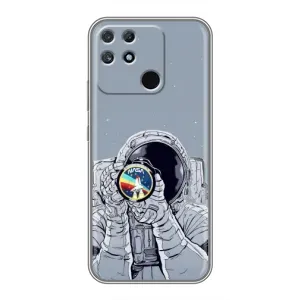 Чохол NASA для Realme NARZO 50A (AlphaPrint) (Космонавт фото)