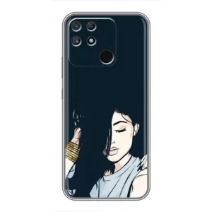 Чохол з принтом «Гарна дівчина» для Realme NARZO 50A