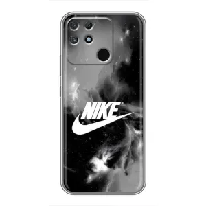Чохол для Realme NARZO 50A - з принтом Найк (AlphaPrint) (Лого Найк)