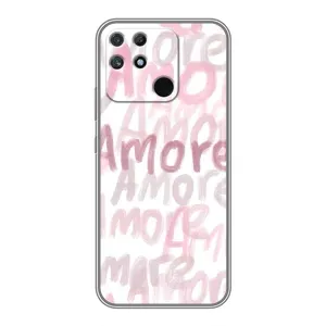 Чохол з розовим принтом для Realme NARZO 50A (Аморе любов)