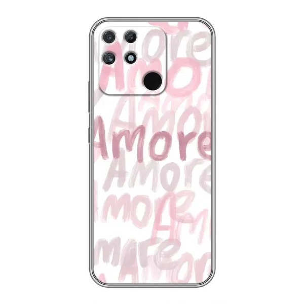 Чехол с принтом «Аморе любовь» для Realme NARZO 50A