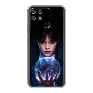 Чохол з дизайном Венздей 2 на Realme NARZO 50A (Магічна сфера Венздей)