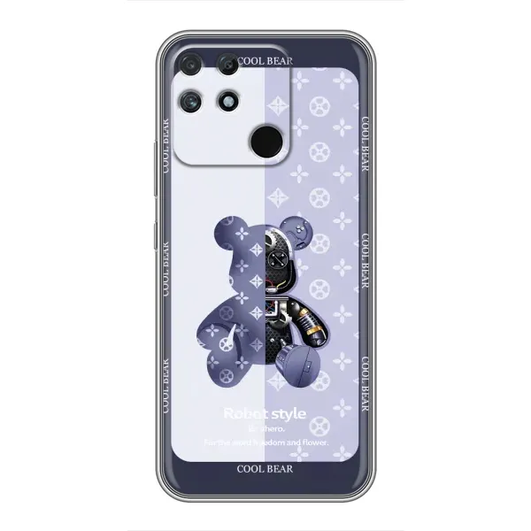 Чехол с принтом «Медвежонок LV» для Realme NARZO 50A