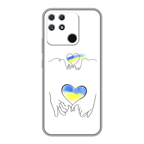 Чехол с принтом «Мир Украине» для Realme NARZO 50A