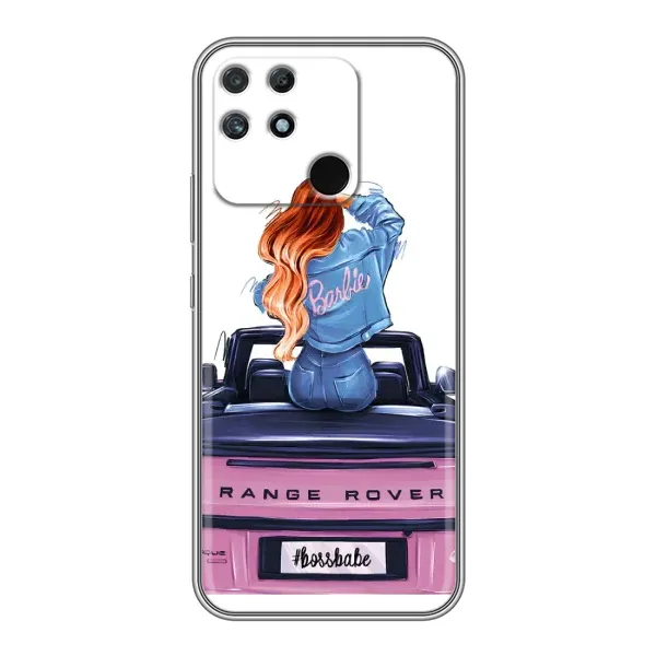 Чохол з принтом «На машині» для Realme NARZO 50A Чохол з принтом «На машині» для Realme NARZO 50A