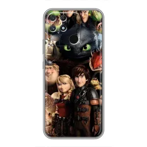 Чохол як приборкати дракона на Realme NARZO 50A (Персонажі дракона)