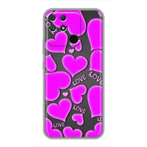 Чехлы для любимой на РiалМi Нарзо 50А (VPrint) (Pink hearts)