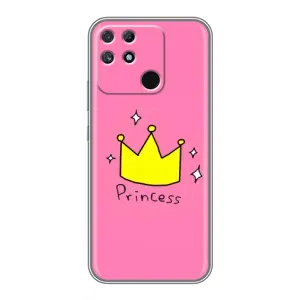 Чехол с картинкой (Стильные) для Реалми Нарзо 50А - (AlphaPrint) (Princess)